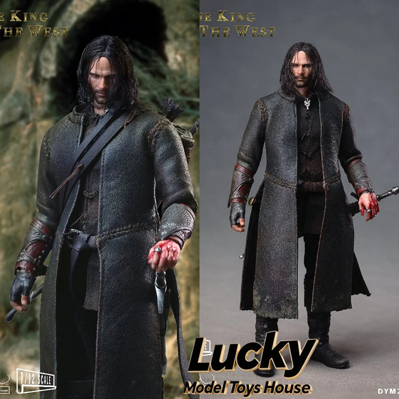 Hell Cat Studio DYM202403 1/12 Collectible Ranger Cloth Action Figure King of the West Fiction Movie 6inch Soldier Model Gift