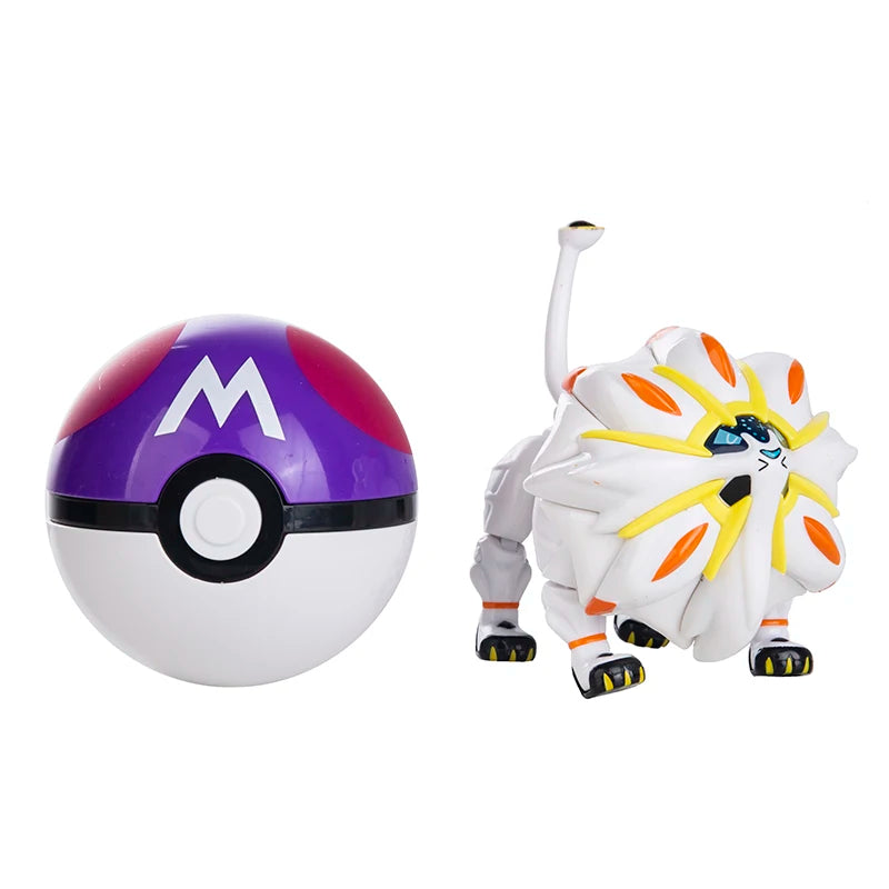 18 Styles Pokemon Anime Deformation Figures Pikachu Eevee Mewtwo Greninja  Pokeball Figure Pet Action Model Toys Childrens Gifts