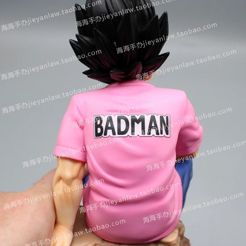 22cm Dragon Ball Figure Vegeta Anime Figure Pink Casual Style Vegeta Figurine Pvc Collection Statue Ornament Toys Model Gift