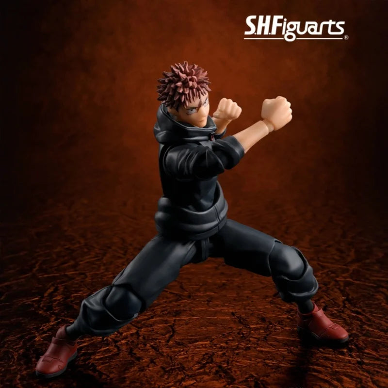 100%Original Bandai Jujutsu Kaisen S.H.Figuarts SHF Yuji Itadori Sukuna's Vessel Action Figure Gifts Collectible Model Toys