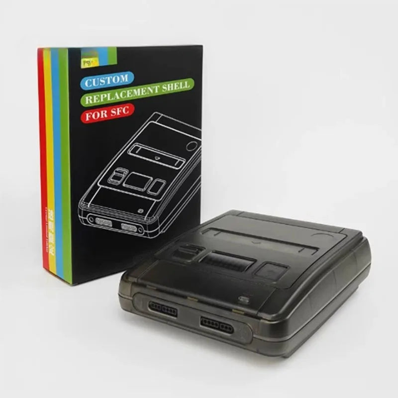New SFC game console shell SFC console replacement shell High quality SFC semi transparent shell For Super Famicom Console