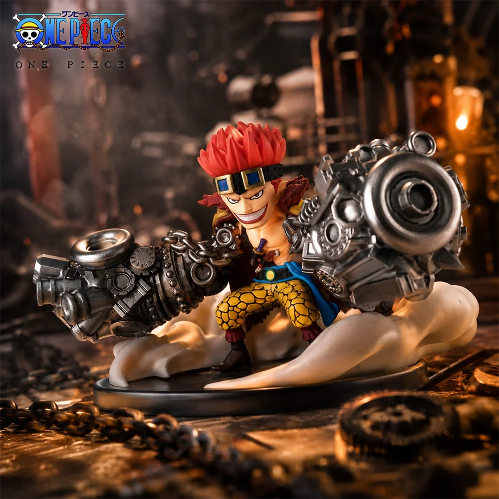 1pc 13cm/5.12in Official One Piece Eustass Kid Figure Anime PVC Statue Desktop Car Ornament Collectible Model Toys Gift