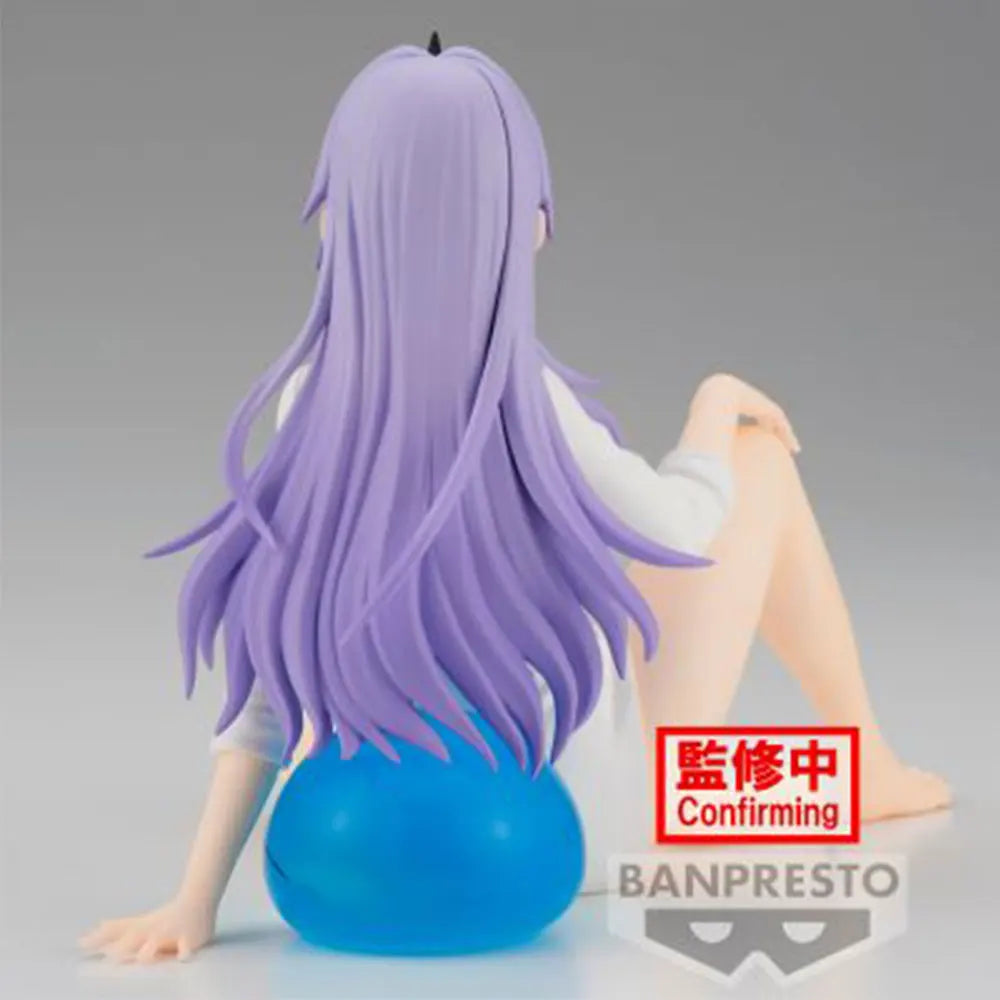 13CM Anime That Time I Got Reincarnated as a Slime Figure Shion Sitting animation model toy Gift Collection Decorative Ornaments