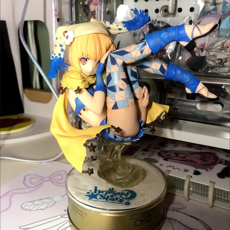 Anime Brilliant Stars Ririka Figure Miri Painting Collection Character 16cm Animation Action Figure Collection Model Toy Gift