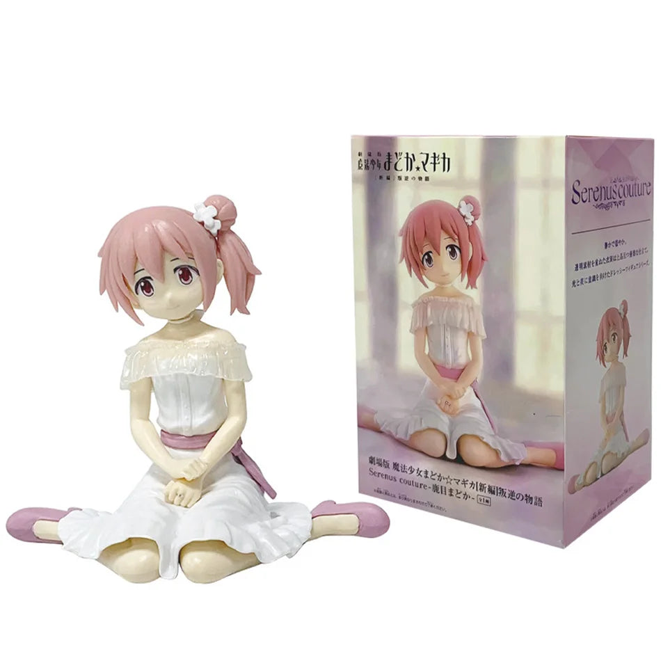 Anime Puella Magi Madoka Magica Figure 17cm Akemi Homura Action Figural Pvc Model Kawaii Decoration Doll Kids Toy Christmas Gift