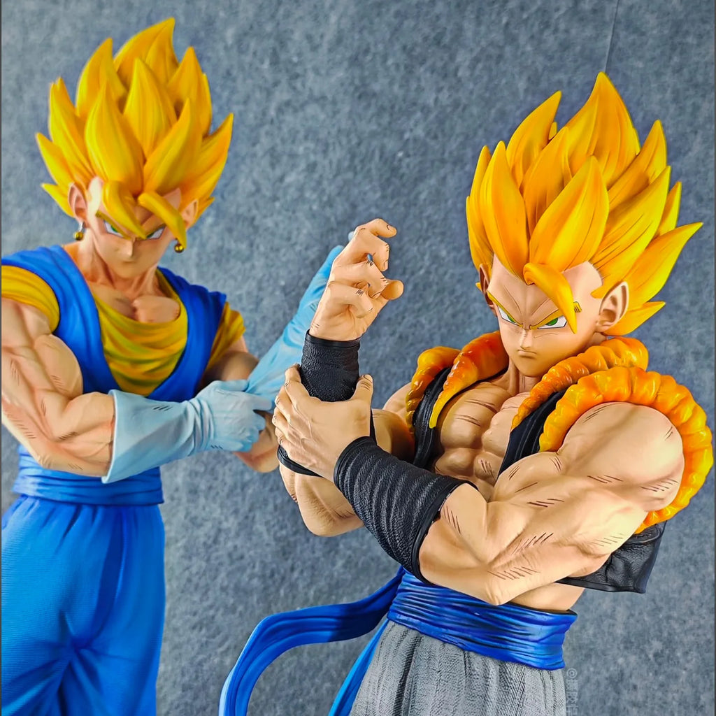 Jt Statue 53cm/20.87inch Anime Dragon Ball Gogeta Vegetto Figure Statue Super Saiyan Action Figures Collection Model Toys Gifts