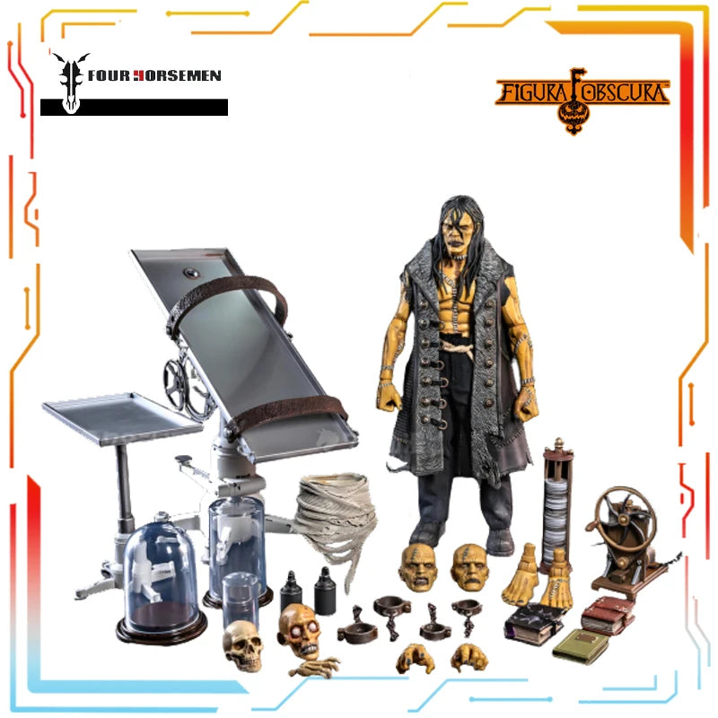 Four Horsemen Studios 1/12 finished product movable Figura Obscura Anubis/Santa Claus/Buster/Frankenstein/Ganesh character model