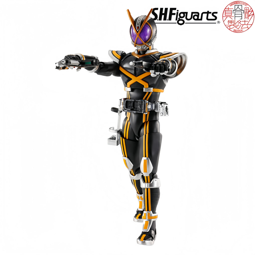 Bandai Tamashii Web Limited SHF Kamen Rider Kaixa (Shinkocchou Seihou) Anime Kamen Rider 555 Original Action Figure Collectible