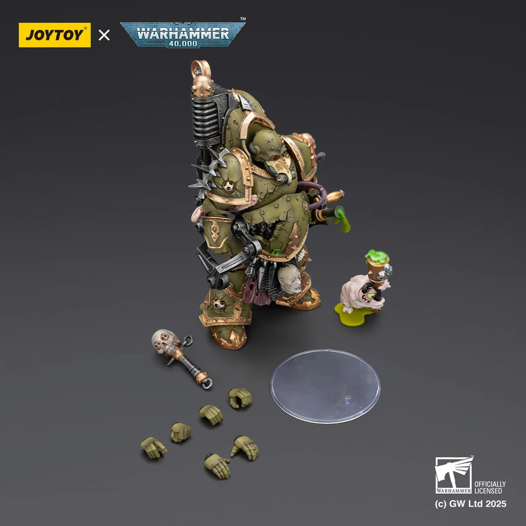 JOYTOY Warhammer 40K 1/18 Scale Death Guard Lord of Virulence Foul Blightspawn Action Figure Model Dolls Toys for Collection