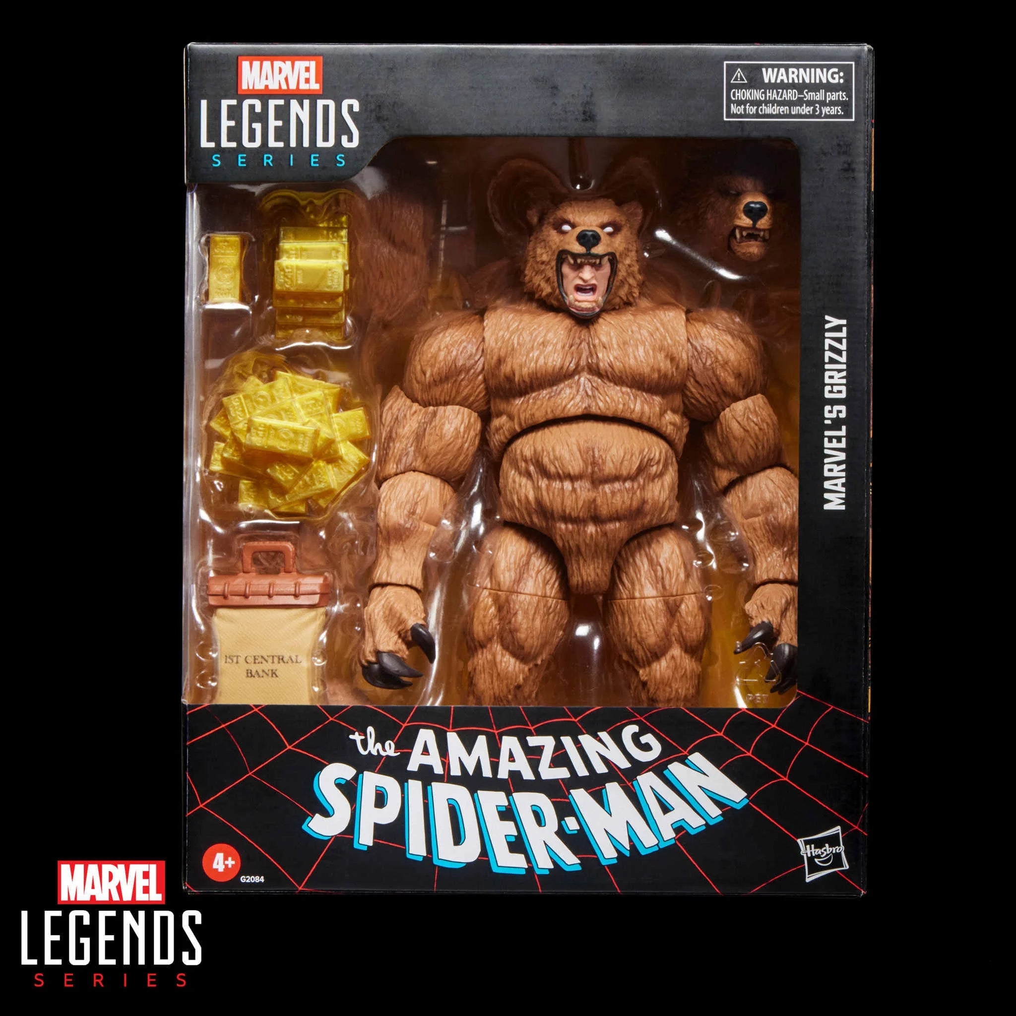 In Stock Marvel Legends 6 Inch Grizzly Poseable Action Figure The Amazing Spiderman Collectible With Accessories Model Kt Statue