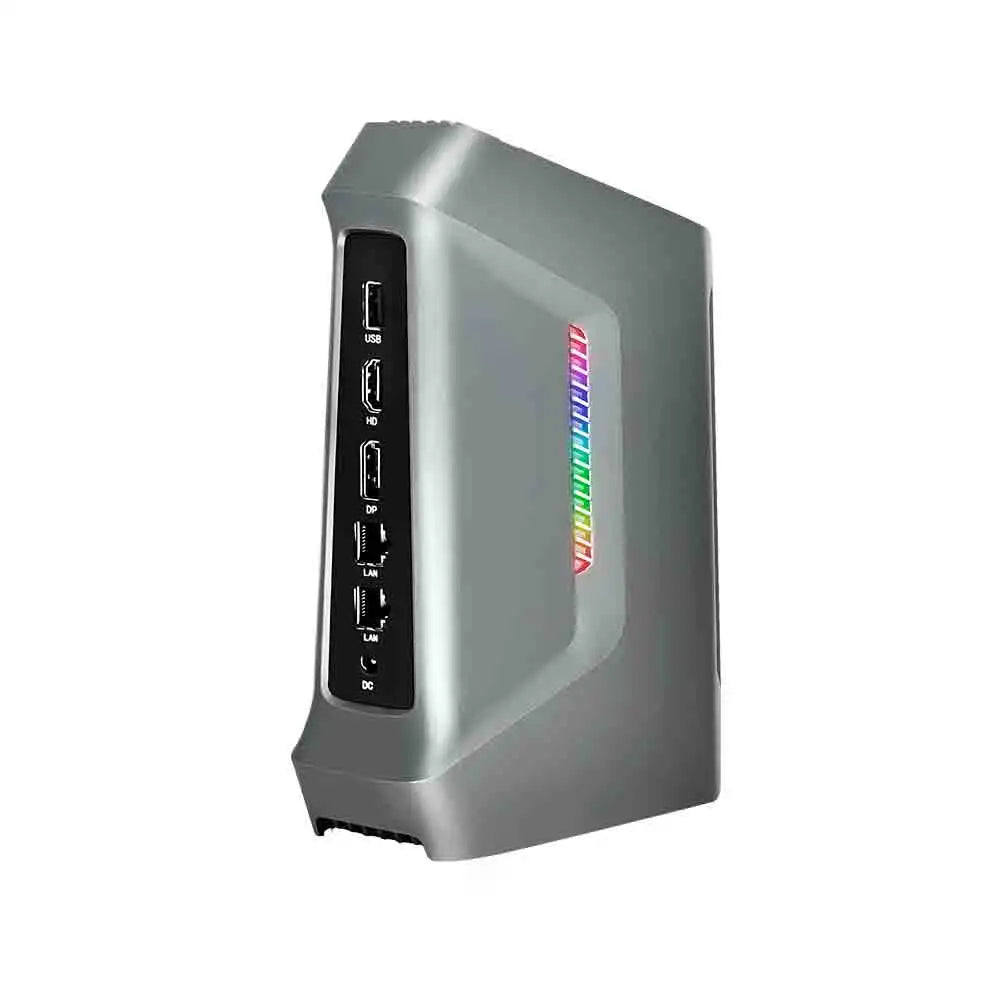 Kingnovy F12 RGB Gamer Mini-PC 14. Intel Ultra 9 285H 7 255H Thunderbolt4 2xDDR5 2xPCIe 2x2,5G LAN Windows 11 KI-Computer WiFi6