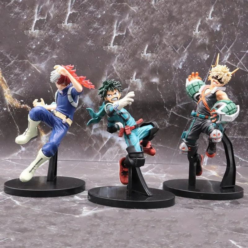 Hot My Hero Academia Anime Figure Shoto Bakugou Boku Izuku Duke Pvc Large Action Figures Anime Character Gift Collection Series