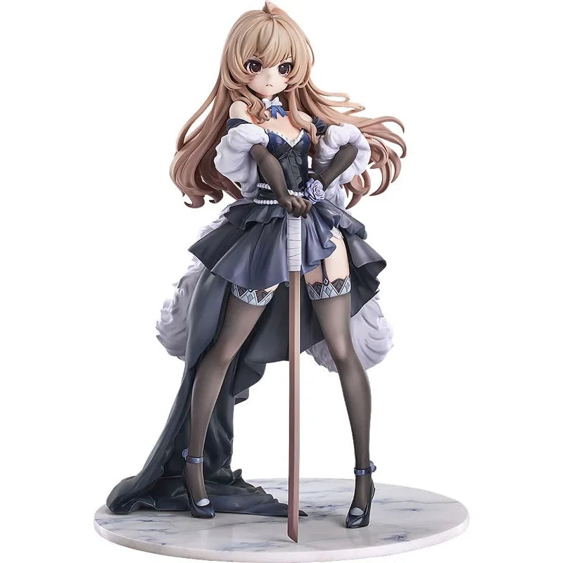 Toradora! Taiga Aisaka evening dress 100% Original genuine 230mm PVC Action Anime Figure Model Toys Figure Collection Doll Gift