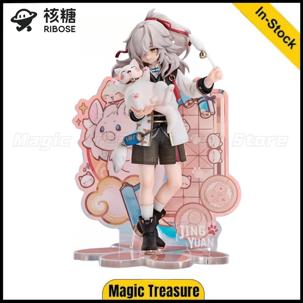 【In stock】Original RIBOSE RISE UP Series Honkai: Star Rail Xiaobudian Cat Series Figure Jingyuan Model Toys and Figure Gifts