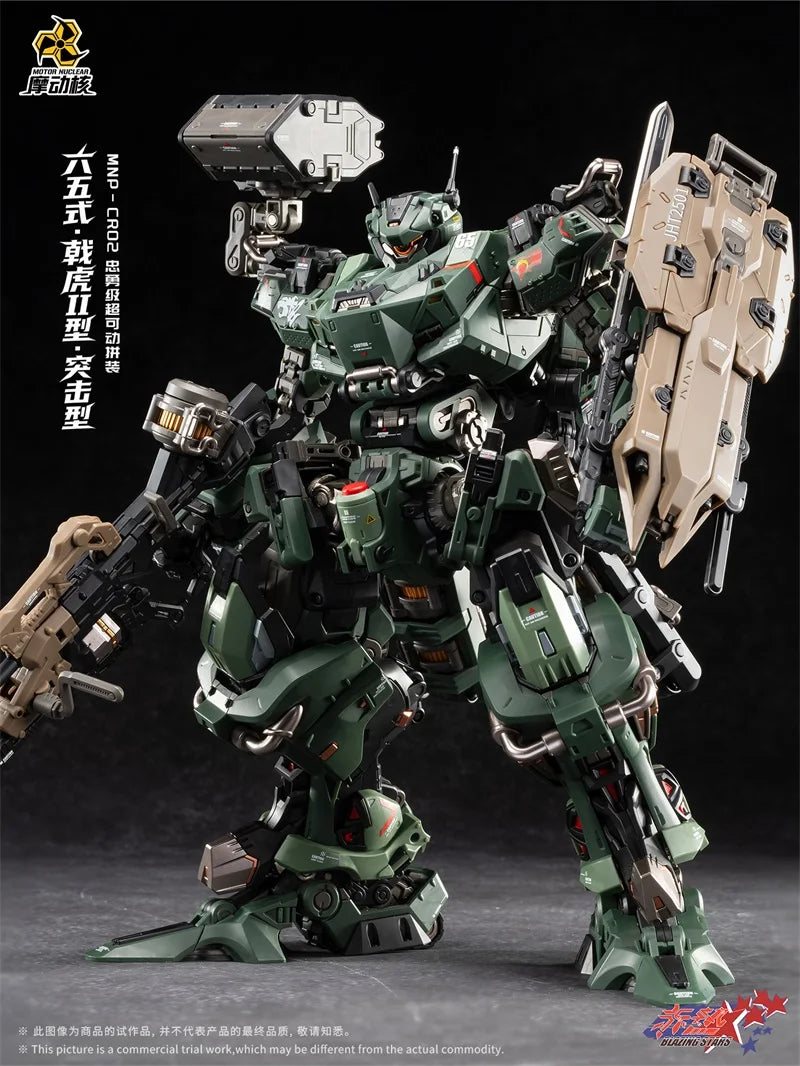 JIHU Motor Nuclear 1/100 MG MNP-CR02 BLAZING STARS Assembly Model Kit Mecha Toy