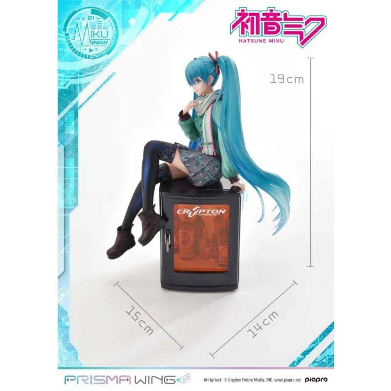 Prisma Wing Original Genuine Piapro Characters Hatsune Miku PWPCL-01P 1/7 Prime 1 Studio Art By Lack 19cm Model Toy Figures Gift