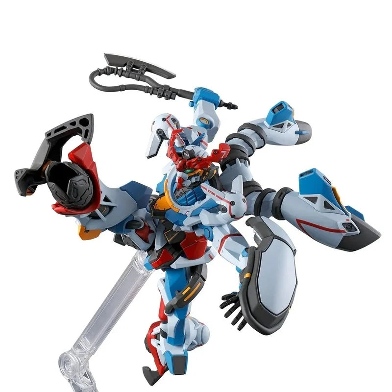 HG 1/144 GQuuuuuuX Assembly Model Kit Action Figure Boys' Puzzle Toys Collectible Desktop Ornament Doll Gift Dual Head Sculpts