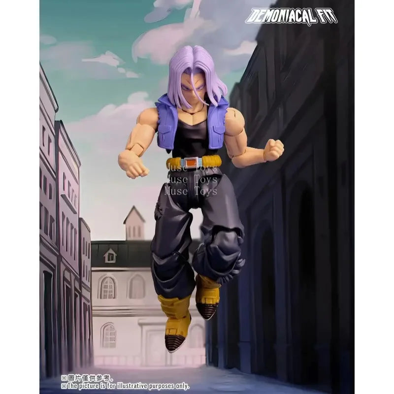 Demoniacal Fit Dragon Ball Z SHF Super Saiyan Trunks The Boy From The Future Son of Tomorrow Action Figure Models Toys Gifts