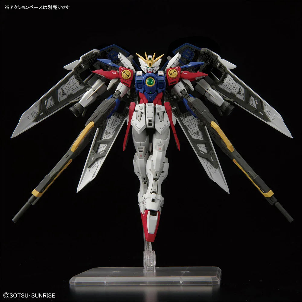 Bandai Original GUNDAM RG Series Gundam 1/144 Wing Gundam Zero Anime Action Figure Assembly Model Toys Gifts For Children