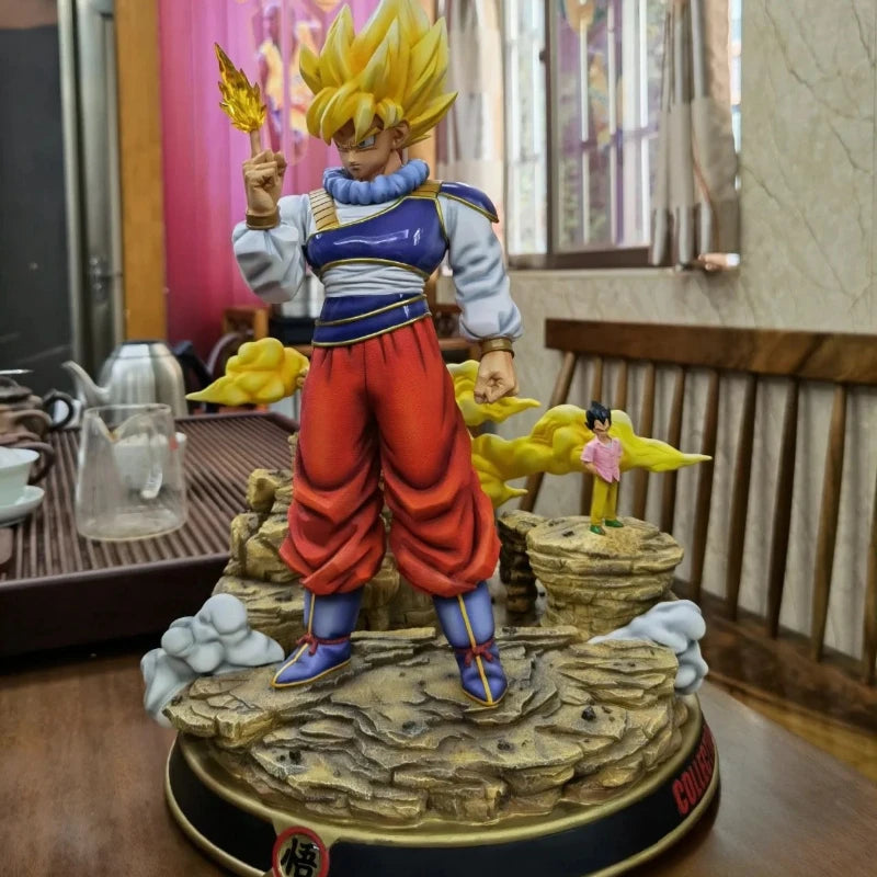 Dragon Ball 1/4 Brand New Anime Figure Son Goku Periphery Resin Model Collect Statue Desktop Decorative Ornaments Kids Gift Toys