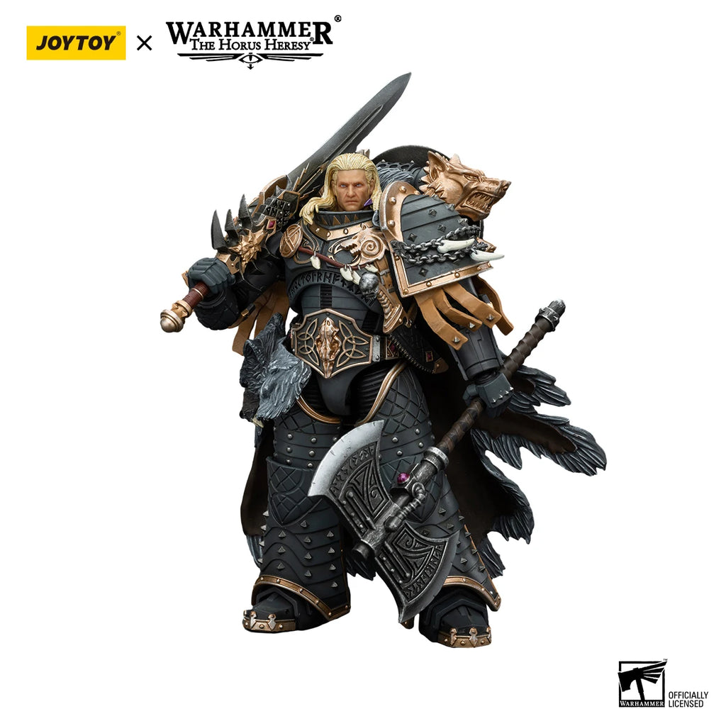 JOYTOY Warhammer 40K The Horus Heresy Space Wolves Leman Russ 1/18 Official Articulated & Collectible Model  Gift for Adult Fans