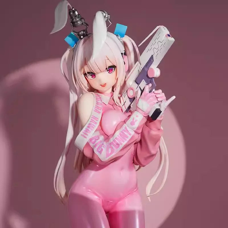 Premium Version Superbunny Action Figures Cute Pink Cute Girl Anime Model Collection Desktop Ornament Fashion Trend Gift