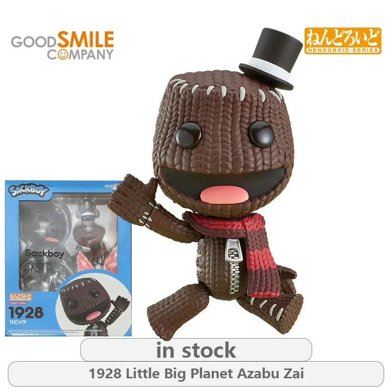 GSC Original NENDOROID·SERIES Series 1928 Little Big Planet Azabu Zai Anime Action Figure Model Toys Movable Model Gifts Fo Boys