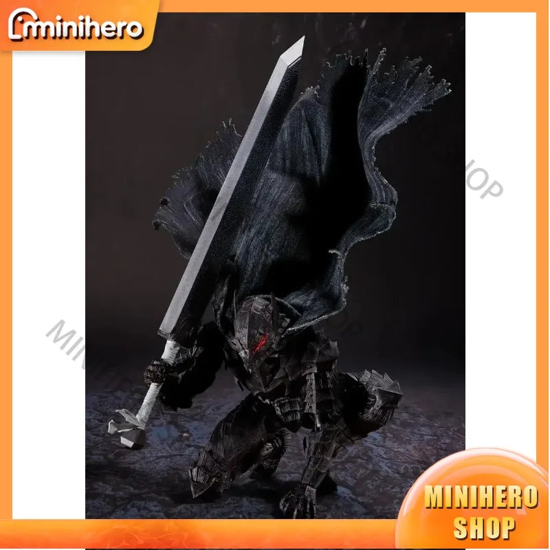 In Stock Bandai SHF Guts Berserk Armor Heat Passion Action Figure Anime PVC Collectible Model Toy Desk Decor Gift Original