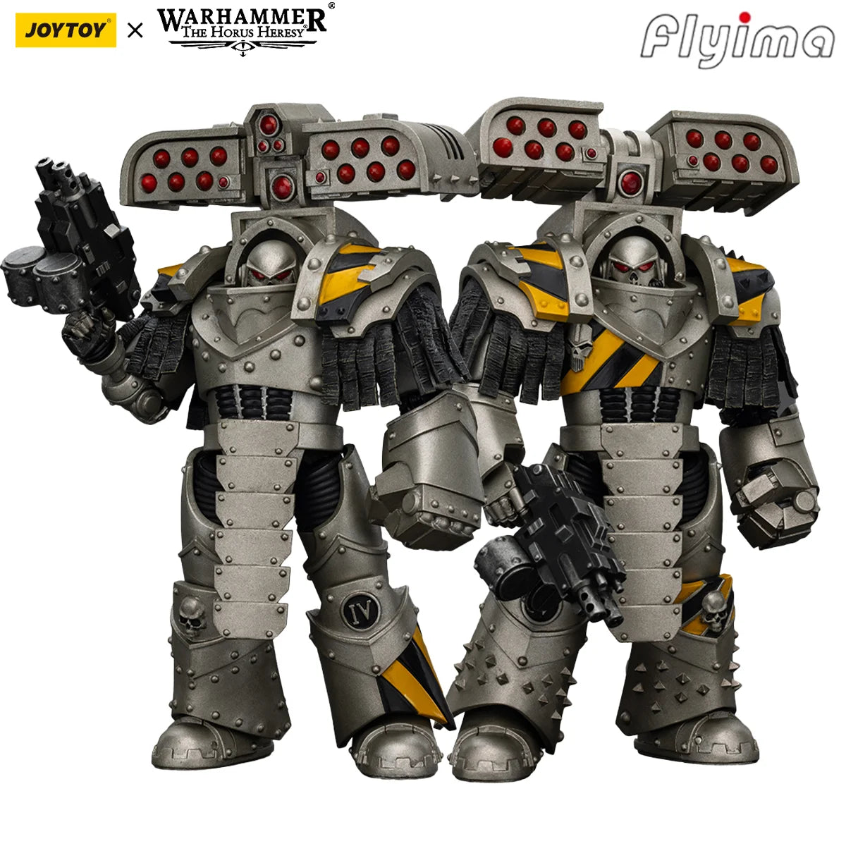 [IN-STOCK] JOYTOY Warhammer 30K 1/18 Action Figures lron Warriors Tyrant Siege Terminato2PCS Anime Military Model