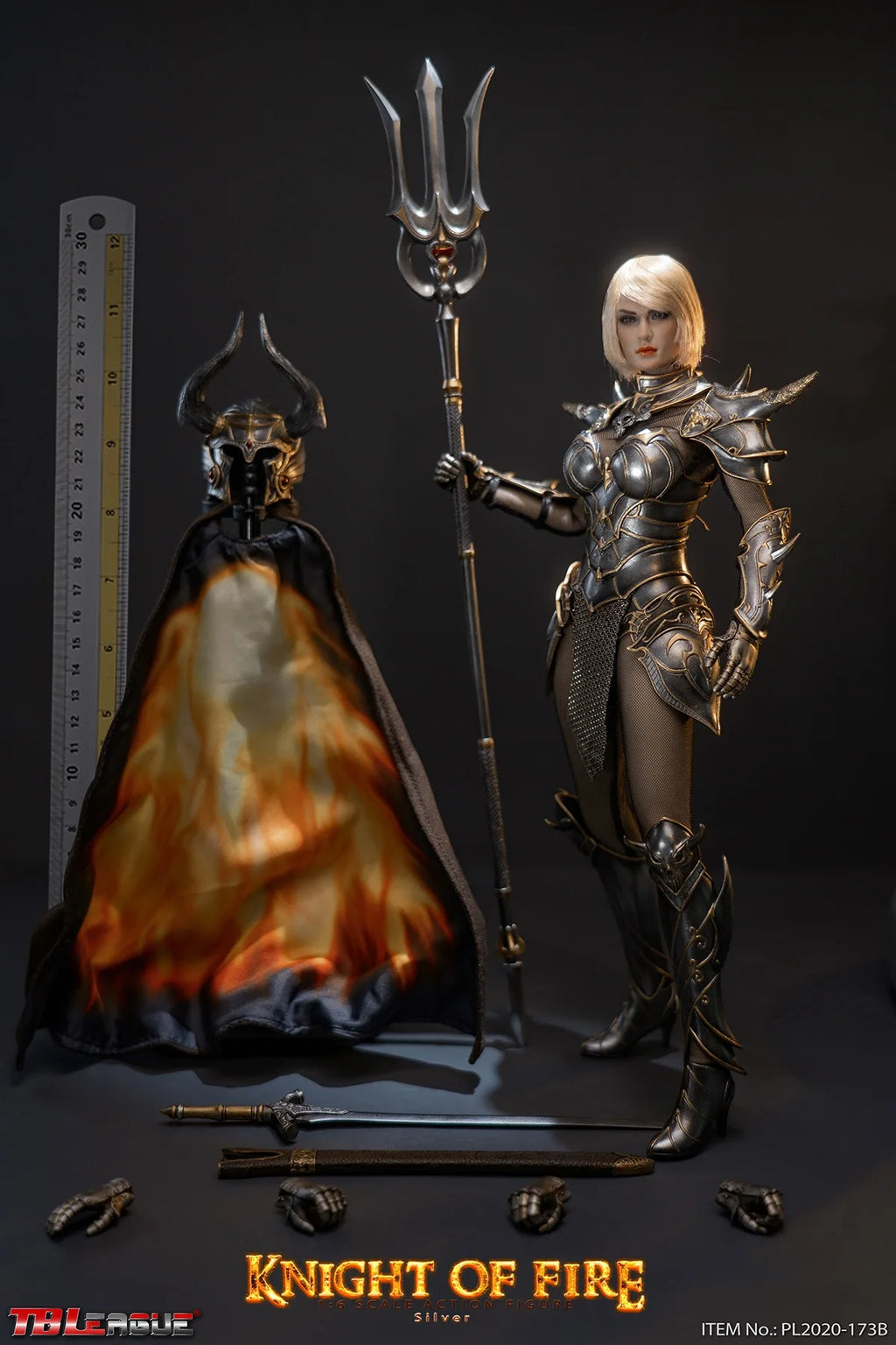 TBLeague PL2020-173 A/B 1/6 Collectible Knight of Fire Female Warrior 12'' Soldier Action figure Full Set Model Toys Gift