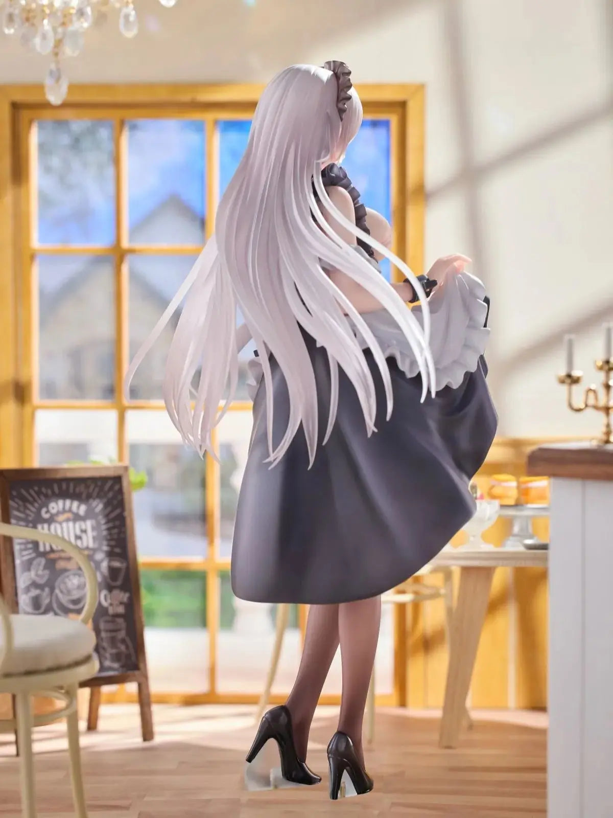 Judai 28cm Original Otherwhere Maid no Oneesan Maid Sister Cynthia PVC Action Figure Model Toys In Stock
