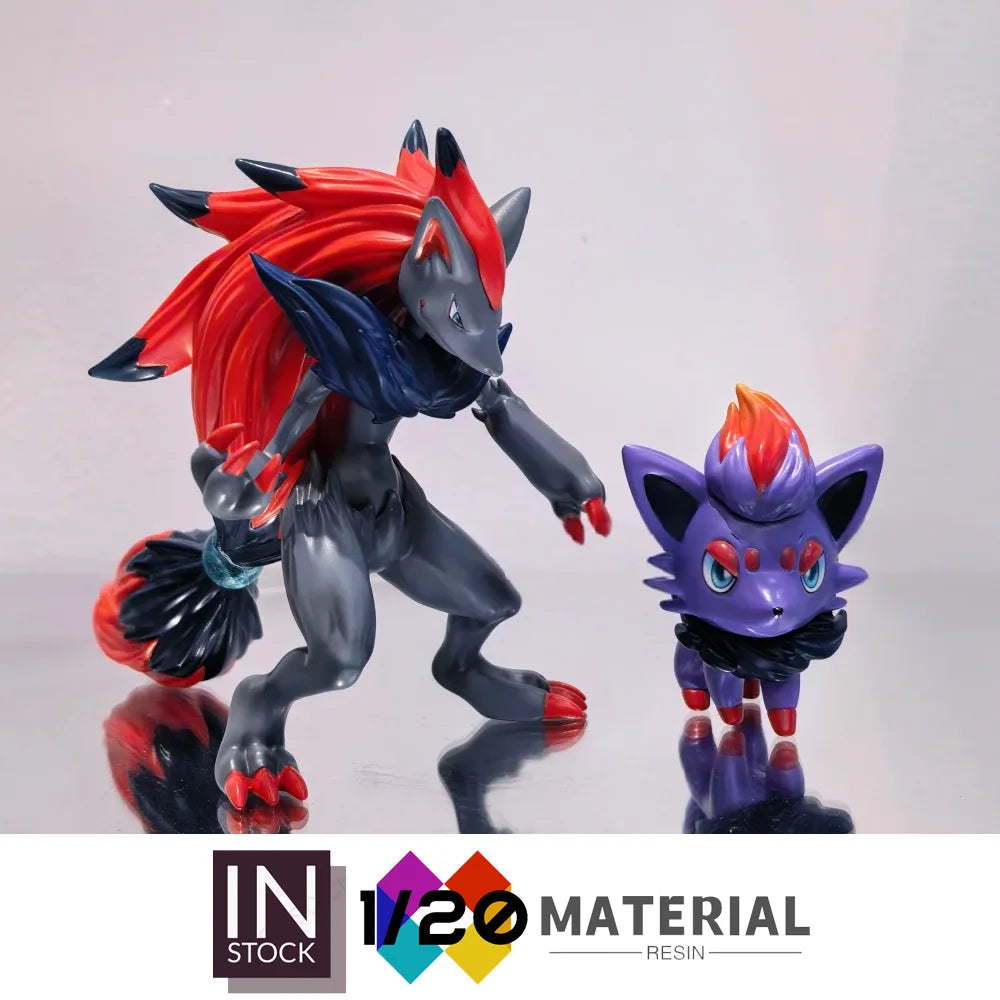 [In Stock]1/20 Resin Scale World [WONDER] - Zorua & Zoroark [Split RE-MENT]