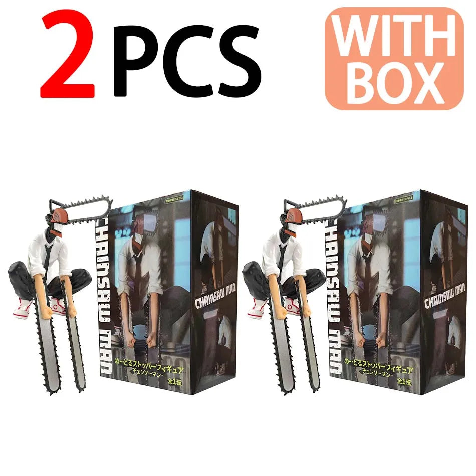 Neue Chainsaw Man Lacey/Power/Denji Anime Actionfigur PVC Chainsaw Man Noodle Stopper Figurine Erwachsenensammlung Modell Spielzeug