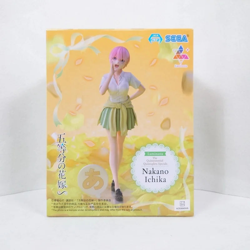 SEGA Luminasta The Quintessential Quintuplets Nakano Ichika Nino Miku Yotsuba Itsuki PVC 20CM Anime Action Figures Model Toy