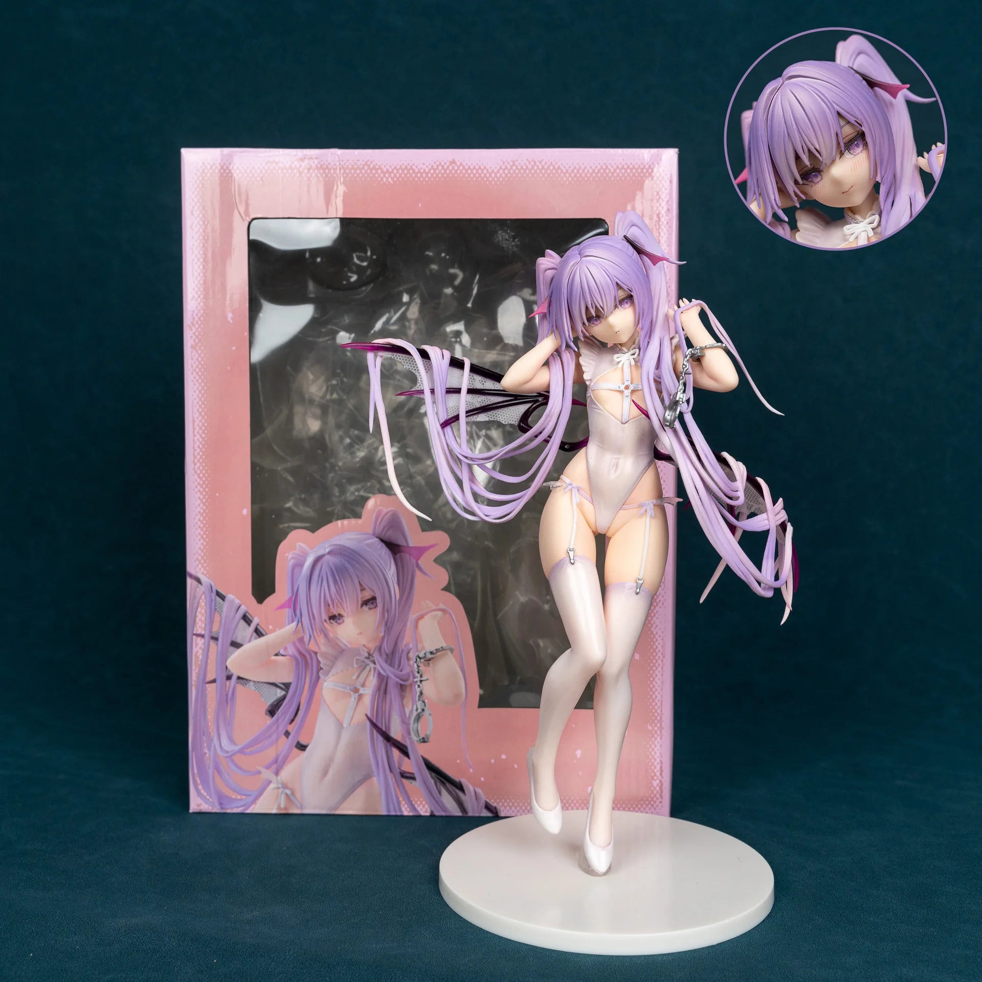 25.5cm Anime Figure Lolita Bondage 2nd Generation Eve Body Imp Devil Style Statue Boxed Collectible Model Gift