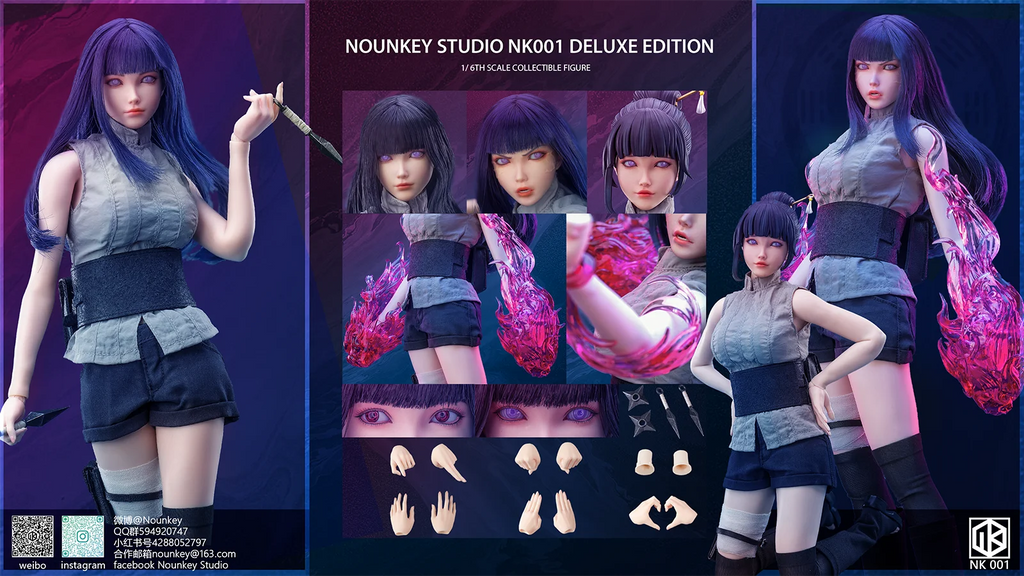 【 in Stock 】 Nounkey Studio Original NK001 NK 1/6 Pack Rubber Soldier Renren Wife Miss Cloth Clothes Movable Doll Model Toy