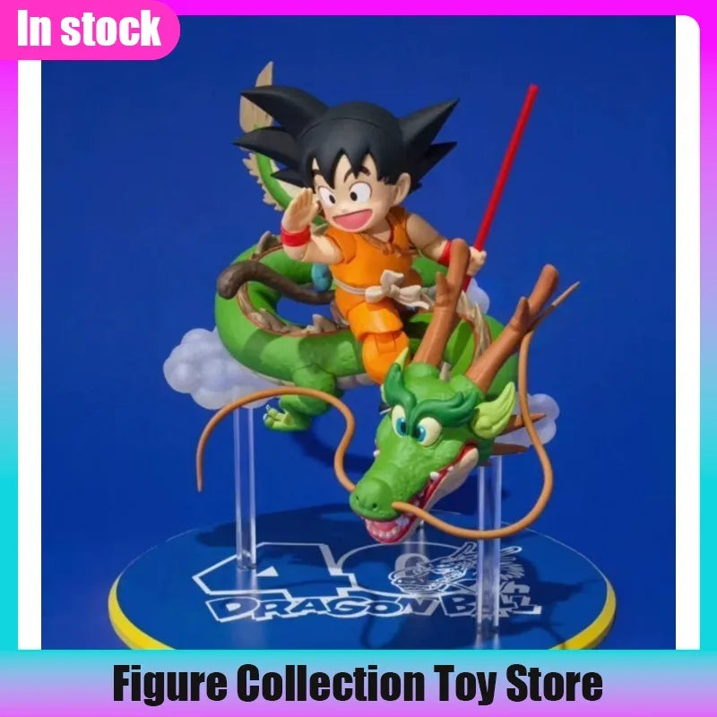 Banpresto SHF Dragon Ball Kid Goku Shenron VJUMP 40th Anniversary Commemorative Action Figure Collectible - in Stock