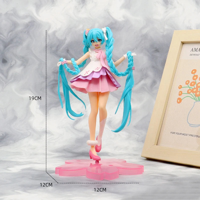 1 брой аниме Хацуне Мику екшън фигурка модел подаръци колекционерски фигурки за деца 18-21 см