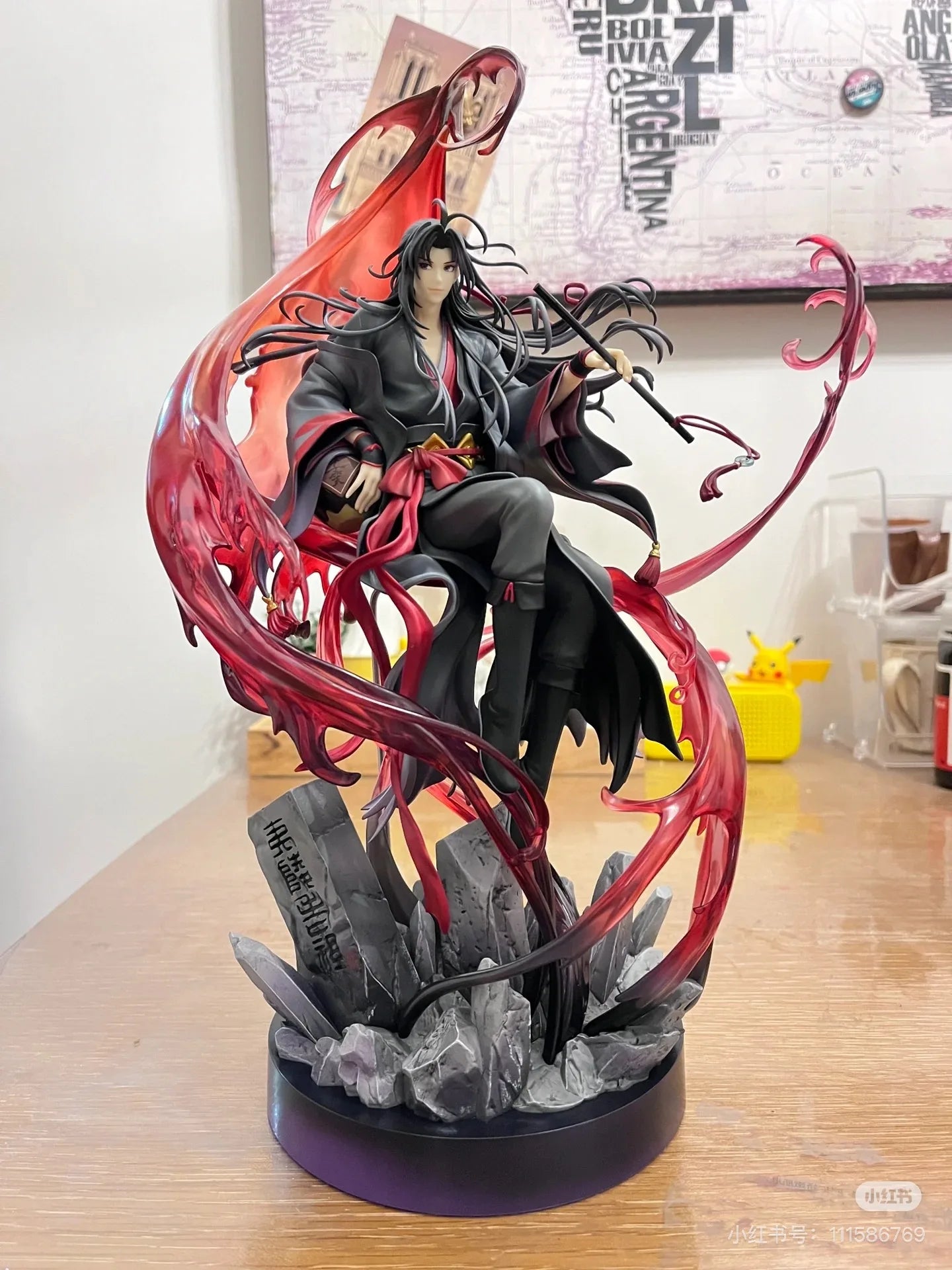 Genuine Mo Dao Zu Shi Wei Wuxian Action Figure Yi Ling Lao Zu Ver Large Mdzs Figure Anime Collection Pvc Anime Peripheral