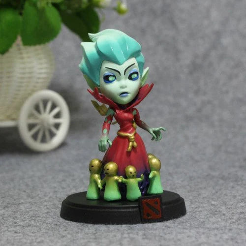 Dota 2 Figure Action Heroes Set Jakiro Shadow Fiend Snapfire Earthshaker Drow Ranger Rubick Treant PVC Q Version 4" Toy Doll