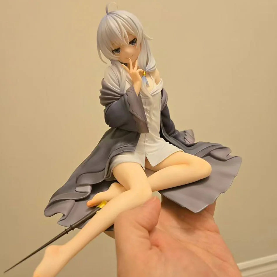 Anime Figure Elaina Figure Elaina flying Action Figures Witch Figurine Doll PVC Girl Model Toys Adult Collection Statue Gift19cm