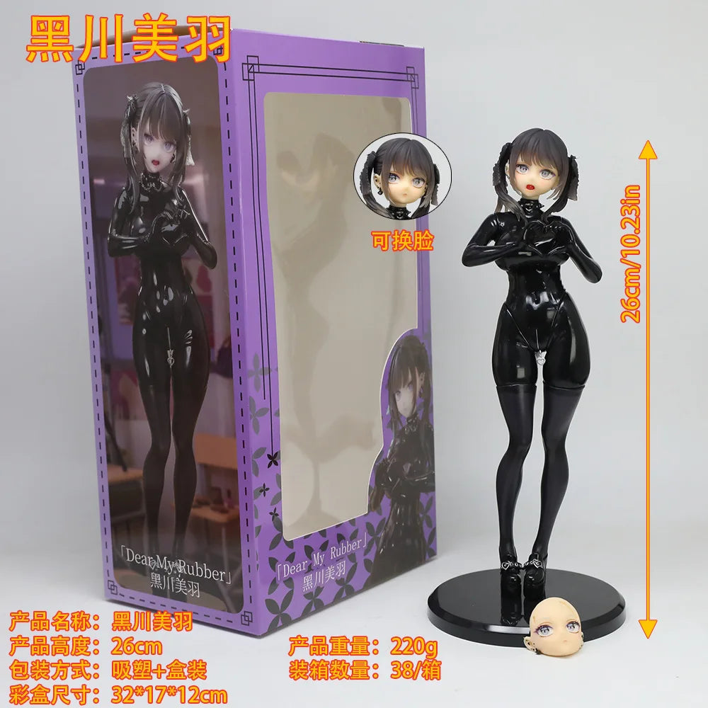 Anime Dear My Rubber Figure Megumi Kurokawa Figures Pvc Statue Figurine Model Doll Collection Desk Ornament Toys Birthday Gift