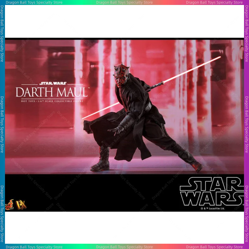 [In Stock] Original HOTTOYS HT 1/6 DX16 DX17 Star Wars Darth Maul Motorcycle Action Figure Toy