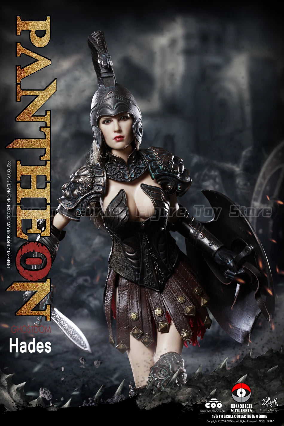 【In Stock】Original COOMODEL HOMER HS002 PANTHEON HADES GODDESS OF UNDERWORLD 1/6 Action Figure Model Collection Toy