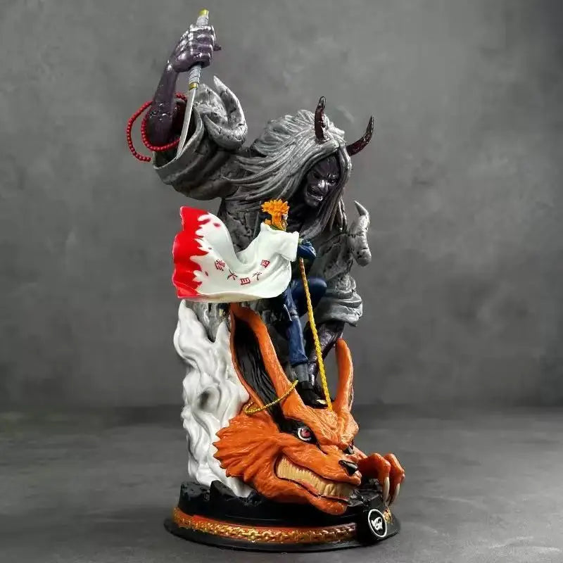 Anime Naruto Actionfigur 22 cm Namikaze Minato Figur Statue Yondaime Hokage Statue Modell PVC Modellsammlung Puppenspielzeug Geschenk