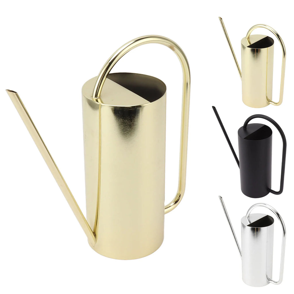 Plants Watering Can Long Spout 1500ml Watering Kettle Stainless Steel Pot Gardening Supplies For Horticultural Enthusiast