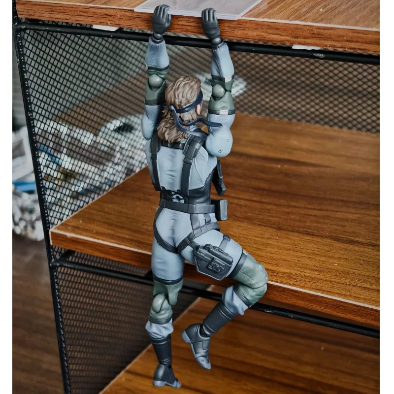 Figma Solid Snake Action Figure 1/12 Scale 6 Inch Japanese Classic Game Mgs2 Male Full Set Articulated Doll Birthday Gift