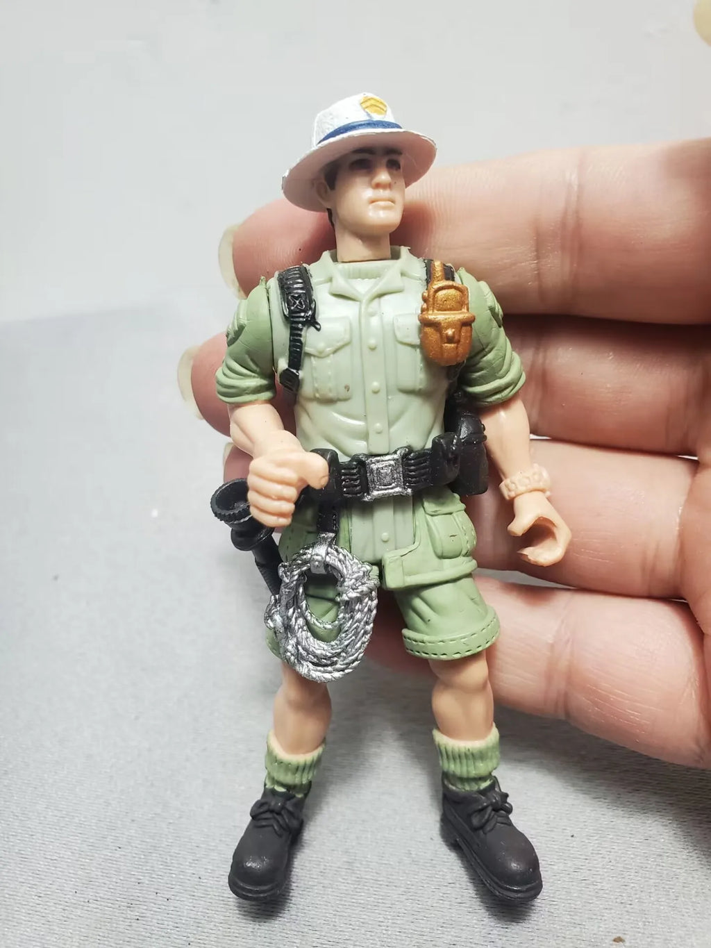 9cm 3.75" Solider Farmer Worker Military Police Action Figure Limite Collection Pirate Player Model Toy Gift for Kid Child Adult
