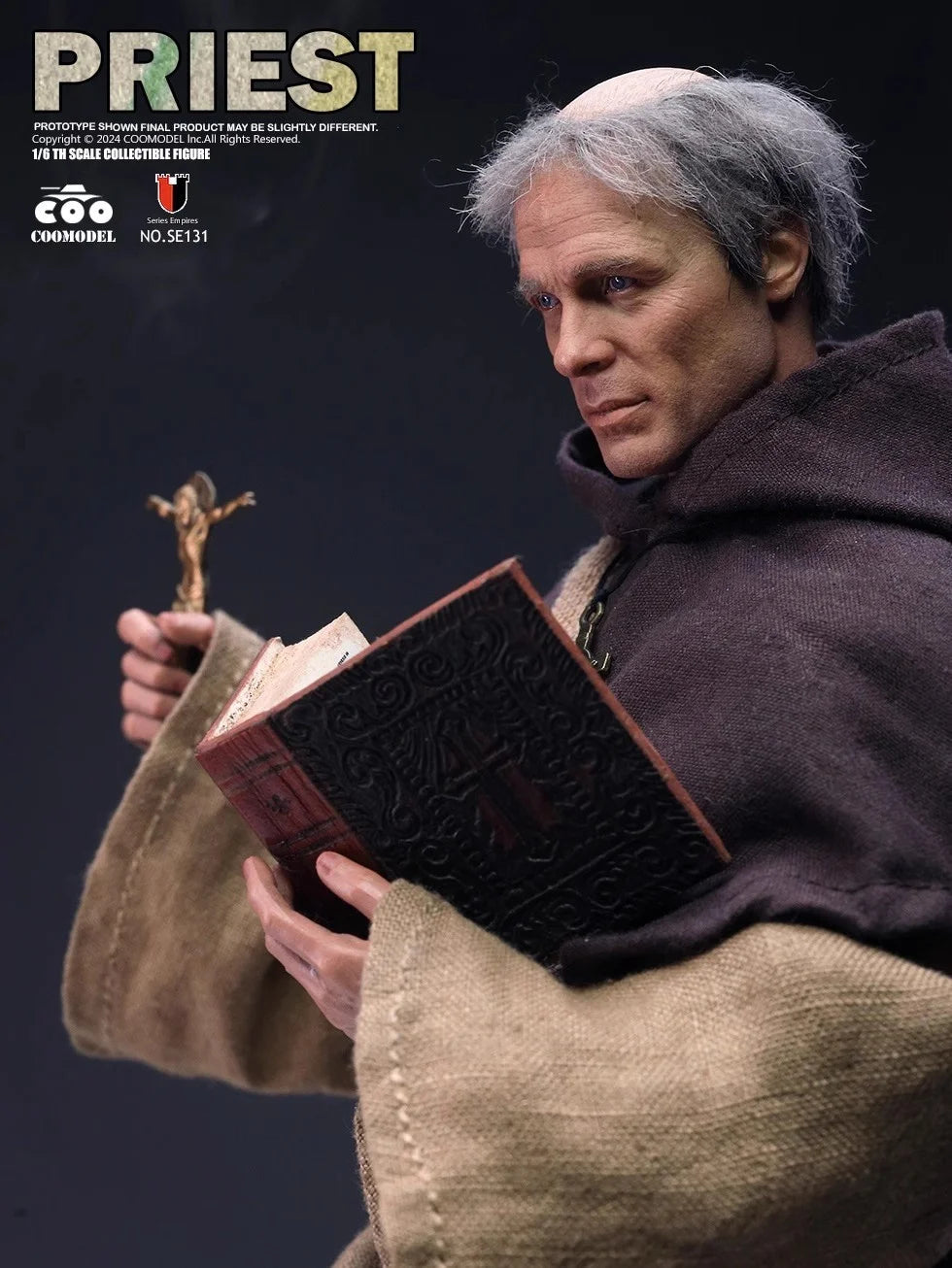 COOMODEL SE131 1/6 Empire Series Medieval Priest Action Figure