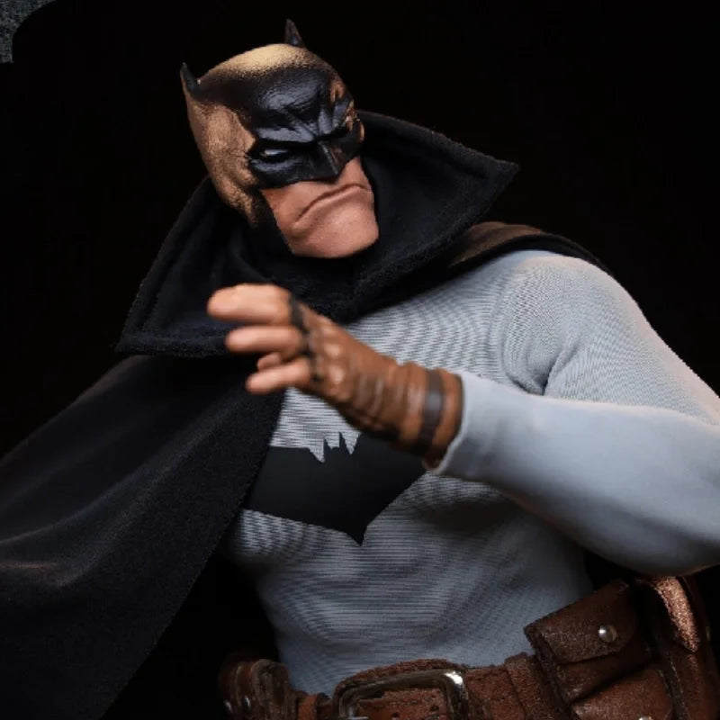 LYTOYS Batman Bat Son Action Figure LY001 Original Cloth Gown Collectible Superhero High Detail Sculpt Movable Joints Toy Gift